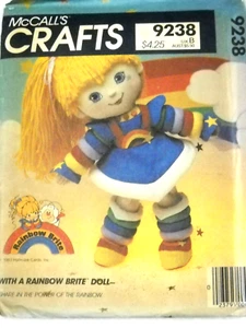 Rainbow Bright Doll 18" tall McCalls 9238 Sewing Pattern * - Picture 1 of 2