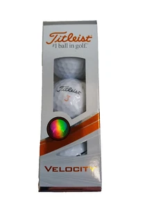 Titleist Velocity 3er Pack Golfbälle - Powered For Distance - Neu im Karton - Bild 1 von 2
