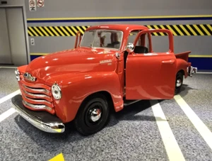 Chevrolet 3100 Pickup Rosso 1950 Camion 1:24 Diecast Scala Dettagliata Modello Maisto - Foto 1 di 12