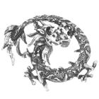  Dragon Brooch Alloy Man Hat Clothing Badge Trilby Hats for Men