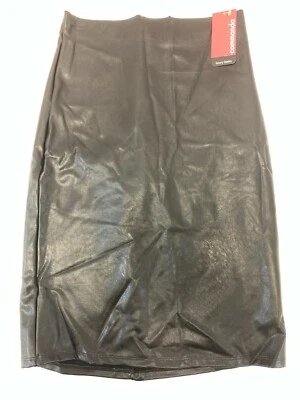 Commando Faux Leather Perfect Black Pencil Skirt Women's Size Large  - Image 1 of 4