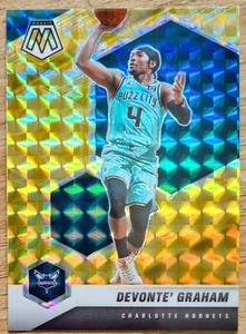 2020-21 Panini Mosaic Reactive Yellow Mosaic #196 Devonte' Graham - Hornets - Picture 1 of 2