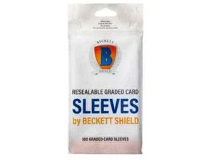 100 Beckett Shield Resealable Graded Card Sleeves PSA/BGS/PGS Team Bags NEU OVP - Bild 1 von 1