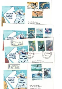 Australia Antarctic Territory 1974 on WCS FDCs, cds DAVIS (4 covers) - Bild 1 von 1