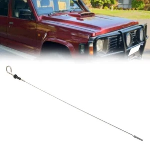 For Nissan Patrol GQ Y60 TD42 4.2L Diesel Engine 1987-1991 1x Oil Dipstick 55cm - Picture 1 of 12