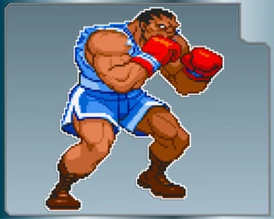 BALROG Vinyl Decal #1 Car Truck Sticker Street Fighter Sprite Decal - Picture 1 of 1