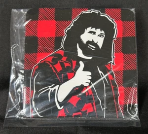 RARE Mick Foley Drink Coaster – Cactus Jack / Mankind / Dude Love – 1 of 4 – PWC - Picture 1 of 2