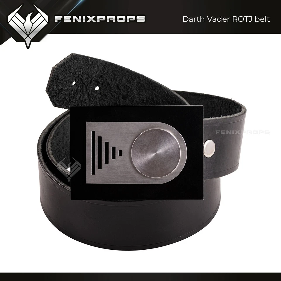 Darth Vader ROTJ Leather Belt with Buckle Prop - Image 1 of 4