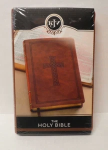 NEW KJV Holy Bible, Standard Size Faux Leather Red Letter Edition - Imagen 1 de 6