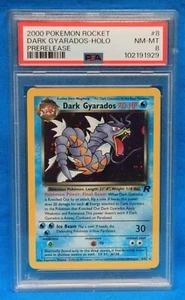 Pokémon Rocket #8 Dark Gyarados-Holo 2000 PSA 8 casi nuevo-como nuevo # 102191929 - prelanzamiento - Imagen 1 de 3