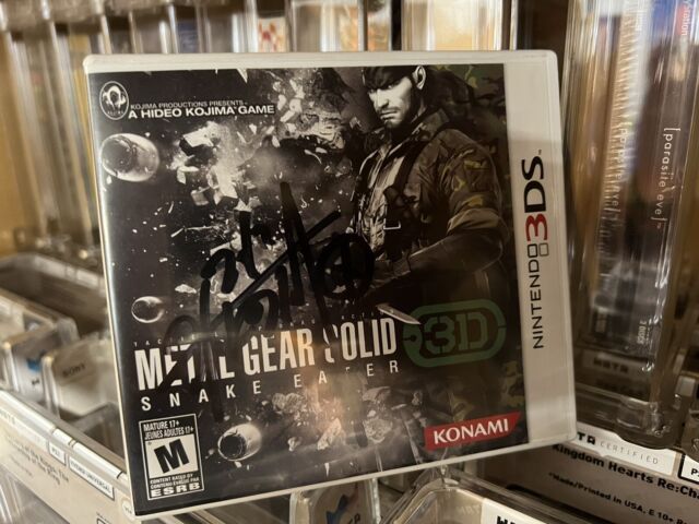 Jogo Metal Gear Solid Snake Eater Original - 3DS - Sebo dos Games - 10 anos!