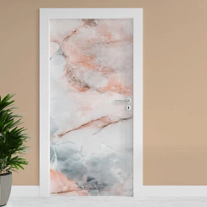 Türfolie "Marmor Weiß" 90x200cm Türposter Deko Aufkleber Folie Tapete TF02-24 - Bild 1 von 7