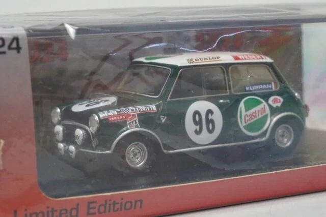 100SPA04 SPARK 1:43 Mini BMC Cooper 1000 S 24H Spa 1969 J.Vernaeve C.Baker #96 - Image 1 of 4