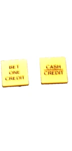 1 IGT S+ Slot Machine Legends Bet One and Cash Credit 1" x 1" - Picture 1 of 3