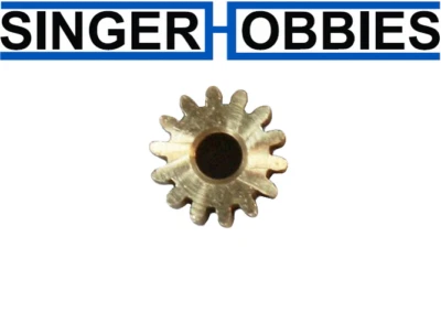 REDCAT RACING 11144 Brass Pinion Gear, 3.2mm Shaft (14T, .6 mod) (1pc) HH - Image 1 of 2