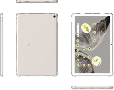 NEW For Google Pixel Tablet Shockproof Bumper Clear Case Tablet Protective Cover - Image 1 of 4