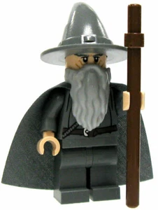 LEGO The Lord of the Rings Minifigure: Gandalf the Gray Wizard (with Staff) - Picture 1 of 1