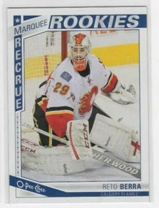 Reto Berra 13-14 O-Pee-Chee OPC Marquee Rookies #627 Calgary Flames - Picture 1 of 1