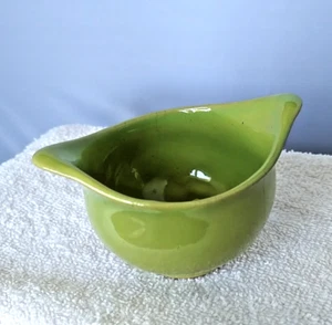 Scarce Rosemeade Dakota Pottery Green Trinket Dish Bowl Vtg - Picture 1 of 7