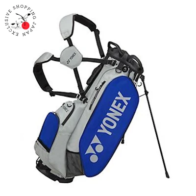 Yonex Golf Carry Stand Bag 9.5 x 47 5way Divider Lightweight 2.6kg Silver/Blue - Image 1 of 4
