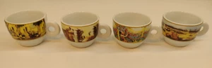4 Collezione Royal Porcelain Expresso Cups - Picture 1 of 8