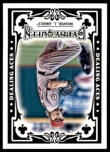 2013 TOPPS GYPSY QUEEN DEALING ACES JERED WEAVER LOS ANGELES ANGELS #DA-JW - Picture 1 of 2