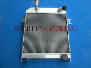 Aluminum Radiator FOR JAGUAR MK1/MK2 MARK 2 1955-1959 S-TYPE 1963-1968 MT manual - Imagen 1 de 9