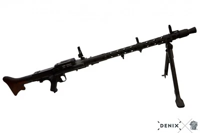 非射击复制品 - MG 34 (Maschinengewehr 34)- 德国军事二战 - Denix — 第 1/4 张图片