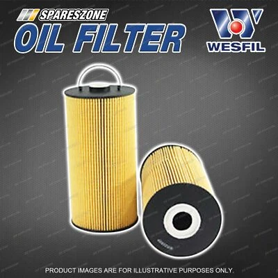 1 x Wesfil Oil Filter for Ssangyong Korando Musso 2.9L 5Cyl 10V SOHC - image 1 of 2