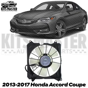 New Front Radiator Cooling Fan Left Driver Side For 2013-2017 Honda Accord Coupe - Bild 1 von 7