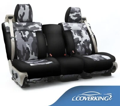 NEW Traditional Urban Camo Camouflage Seat Covers with Black Sides / 5102023-20 - Imagem 1 de 4