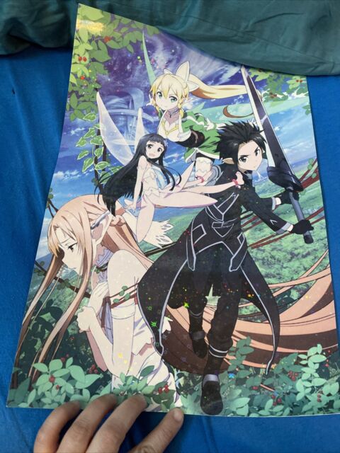 Sword Art Online Game Japanese Anime Wall Decoration Scroll Poster 90*60CM  #046