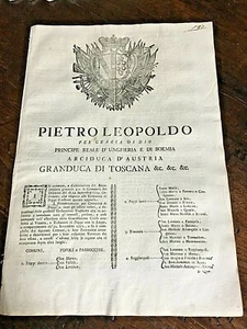 Regolamento particolare per la Comunità di Poppi - 1776 - Imagen 1 de 1