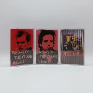 The Clash - The Story Of The Clash Tape 1 & 2 / Cut The Crap - Cassette Bundle - Picture 1 of 6
