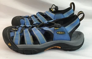 KEEN Newport H2 Lt. Blue Waterproof Bumper Toe Hiking Trail Sandal Women Size 7 - Picture 1 of 8