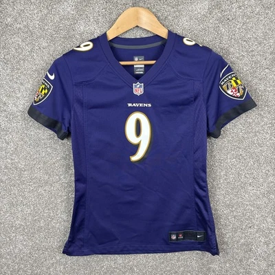 Футболка женская Nike Baltimore Ravens NFL маленькая фиолетовая такер No9 на поле - Изображение 1 из 4