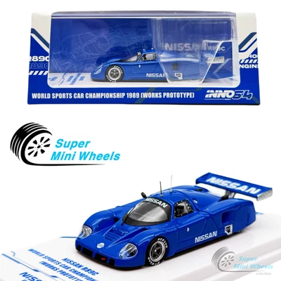 INNO64 1:64 Nissan R89C World Sports Car Campeonato Azul 1989 Prototipo Funciona Foto 1 de 4