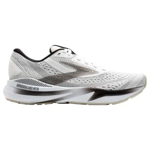 Womens Brooks Adrenaline Gts 24 White/ Black/ Pelican Athletic Running Shoes - Picture 1 of 8