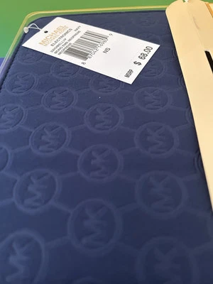 Michael Kors Embossed Logo Blue Ipad Tablet Sleeves Case Cover New With Tag - Image 1 of 4