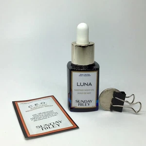 Sunday Riley LUNA Sleeping Night Oil 0,5 oz/15 ml Neu ohne Verpackung + CEO Vitamin C Probe! - Bild 1 von 5