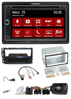 Blaupunkt Lenkrad DAB TMC 2DIN USB Bluetooth Navigation für Cadillac BLS YSCF 20 - Bild 1 von 4