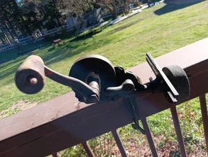 VTG Hand Crank Bench Grinder Sharpener Grinder Wheel Knife Sharpening Wheel - Picture 1 of 6