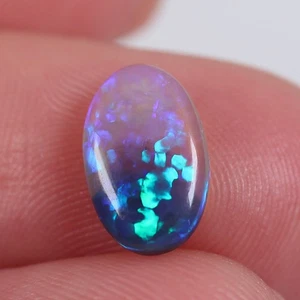 1.2ct Natural Solid Australian Opal, 6.5x10.5x2.5mm Loose Polished Crystal Opal - Picture 1 of 11