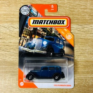 1933 Plymouth Sedan MB1087 Long Card Blue Black 2020 MBX City - Picture 1 of 1