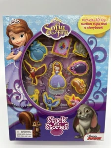 Sophia The FirstStuck on Stories Book W/Board Game includes 10 Toy Suction Cups - Picture 1 of 8
