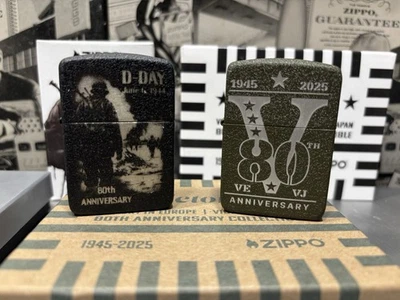 LOTE 2 SET Encendedor Zippo Edición Limitada Celebra V J&D-Day 80 Aniversario Foto 1 de 4