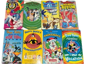 Random Warner Bros Looney Toons VHS Lot 8 Who’s Tapes  - Picture 1 of 2