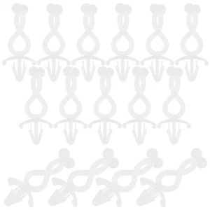 100 Pcs Clip -Kabelclip Kleine Plastikklammern Verdrahtungsclips - Afbeelding 1 van 12