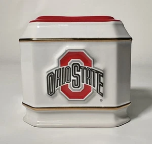Ohio State Buckeyes OSU University Bathroom Toothbrush Holder Ceramic - Picture 1 of 4