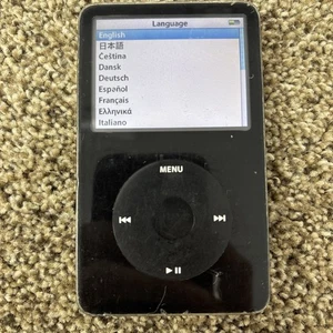 Apple iPod Classic 5th Gen 30GB Black A1136 - Works Great FREE SHIPPING - Picture 1 of 8